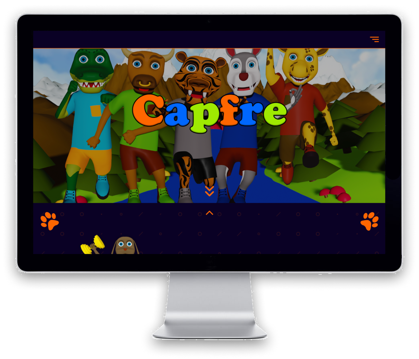 Capfre - Ukázka Desktop